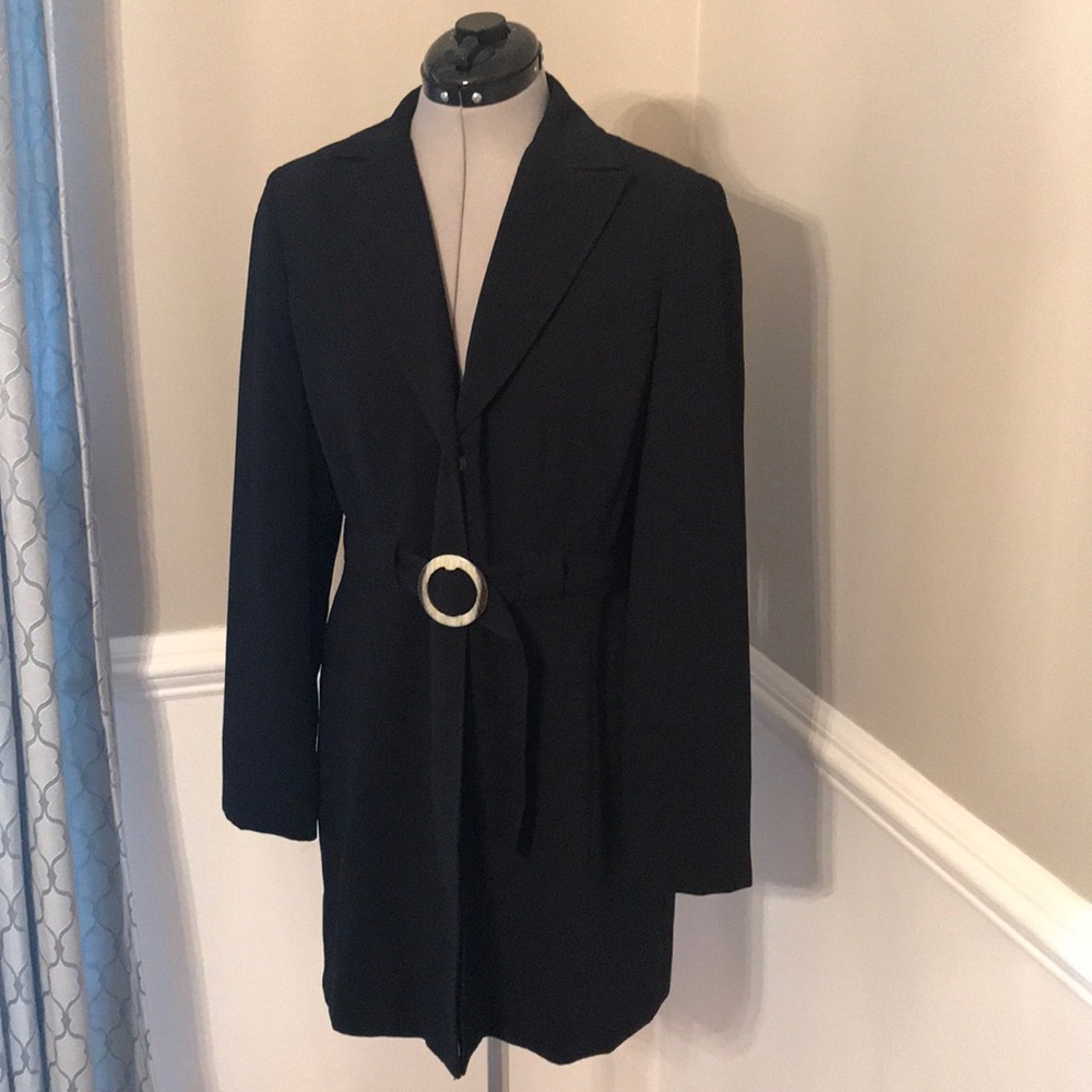 Great belted long blazer